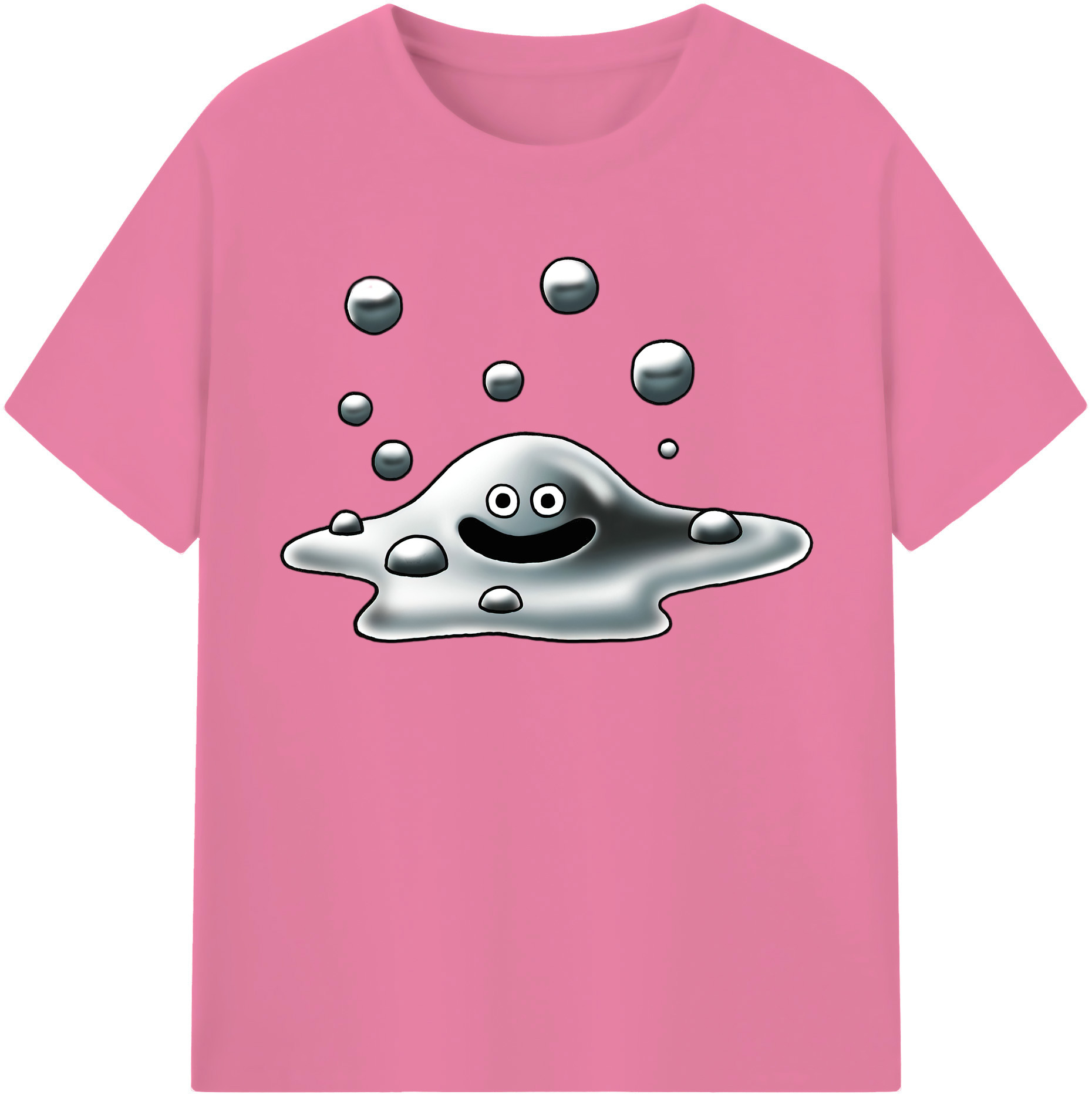 （画像用） ドラゴンクエスト Doragon Kuesuto Dragon Quest 綿100％半袖Tシャツ（フロントプリント）
